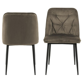 PACK 2 SILLAS DE COMEDOR MARRÓN ISAK