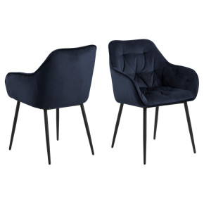 PACK 2 SILLONES COMEDOR AZUL NOCHE CLEMENS
