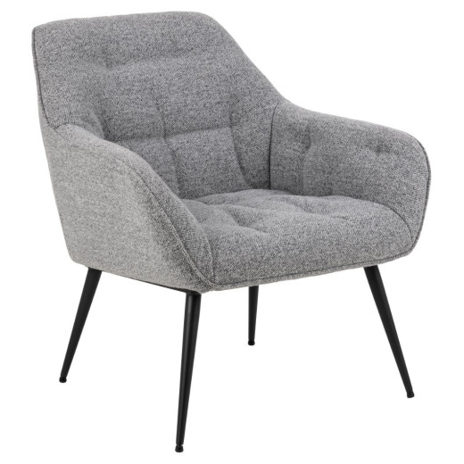 BUTACA CONFORTABLE COLOR GRIS CLEMENTINA