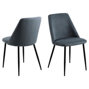 PACK DE 4 SILLAS COMEDOR ANTRACITA HELGAR