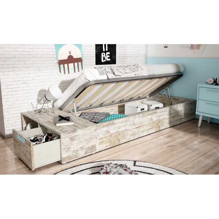 Cama juvenil con canapé Mat