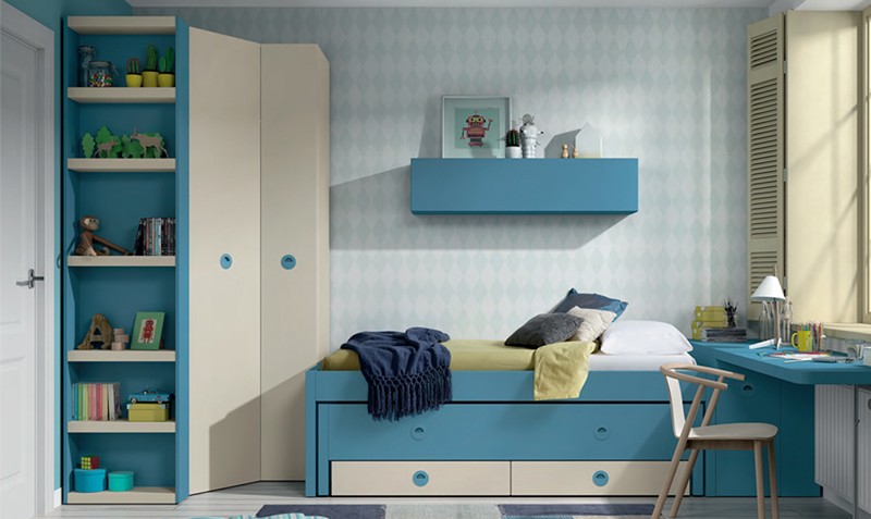 Estanterias para habitación juvenil muebles rey Estantes para dormitorio juvenil