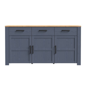 Mueble Auxiliar de Cocina 2 Puertas 1 Cajón Botellero, SAYEZ