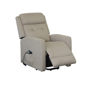 SILLÓN POWER LIFT CON MASAJE Y RUEDAS MANCHESTER
