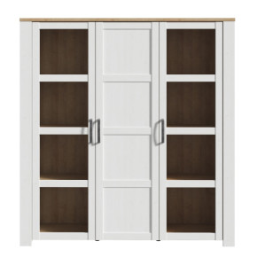 VITRINA TRES PUERTAS BRISA WHITE