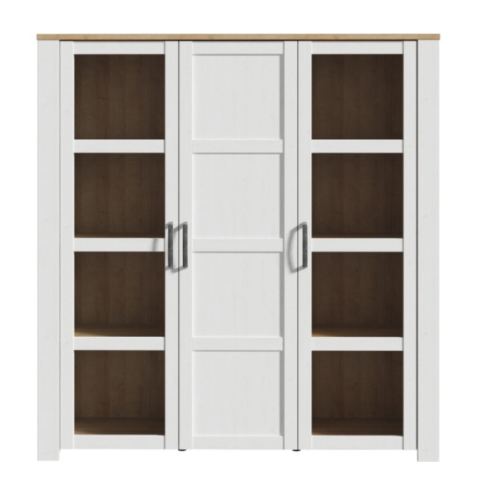 Vitrina tres puertas brisa WHITE