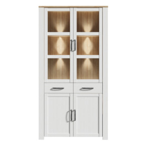VITRINA ALTA CON CAJONES BRISA WHITE