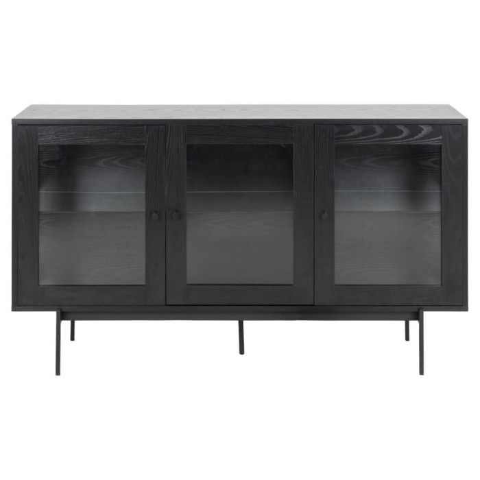 Aparador industrial negro FREYA