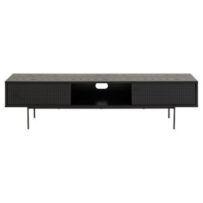 MESA DE TV INDUSTRIAL GRANDE NEGRA FREYA