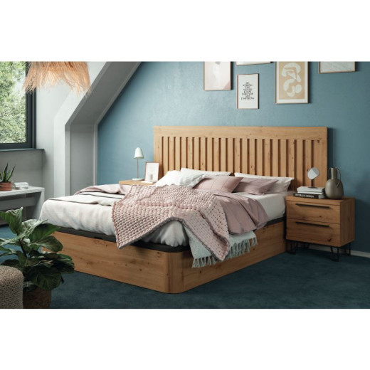 Dormitorio con cama doble Melvin