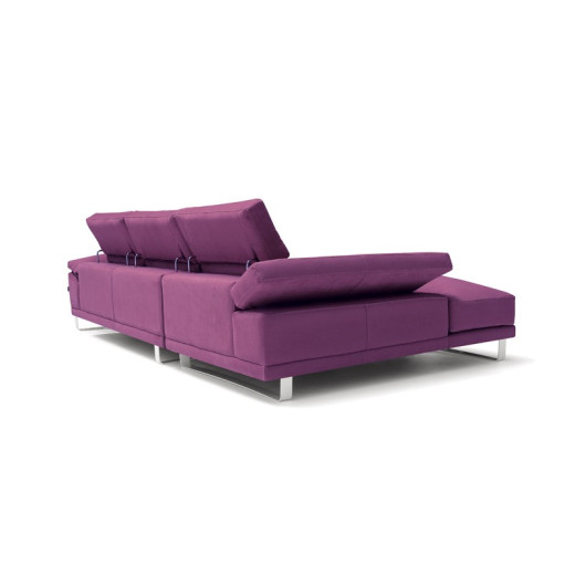 Chaise longue con pata metálica Kendal Chaise longue con pata metálica Kendal