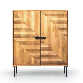 Aparador alto en madera de mango CORFÚ