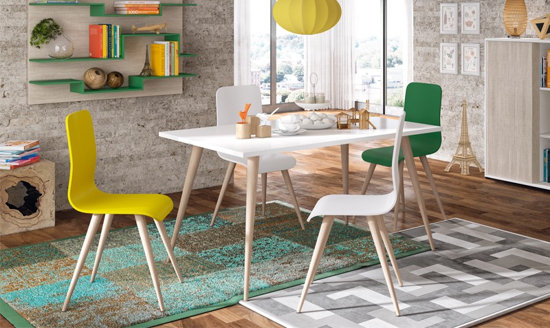 Mesas de comedor, extensiblles o fijas muebles rey