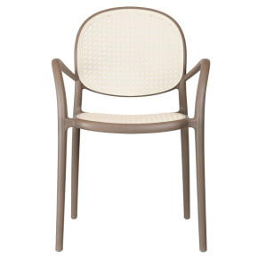 Sillón efecto ratán para interior o exterior OLIVER