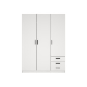 Armario 3 puertas batientes y 3 cajones SPACE