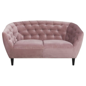 Sofá acolchado rosa estilo chéster ATRIUS