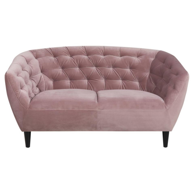Sofá acolchado rosa estilo chéster ATRIUS
