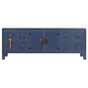 Mueble tv oriental azul YAMBOL