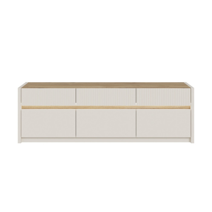 Mueble de televisión con luces led integradas OSLO