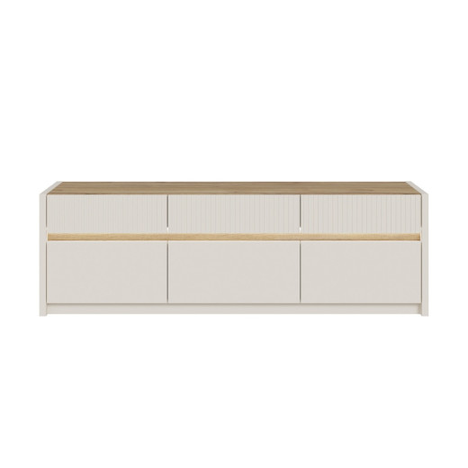 Mueble de televisión con luces led integradas OSLO