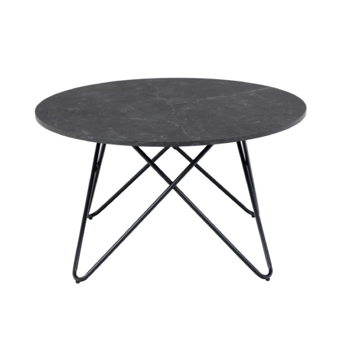 Mesa de centro tapa negra AREN