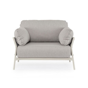 Sillón con cojines y estructura de aluminio SOLAZ