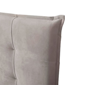 Cama con canapé tapizada con patas ELVA