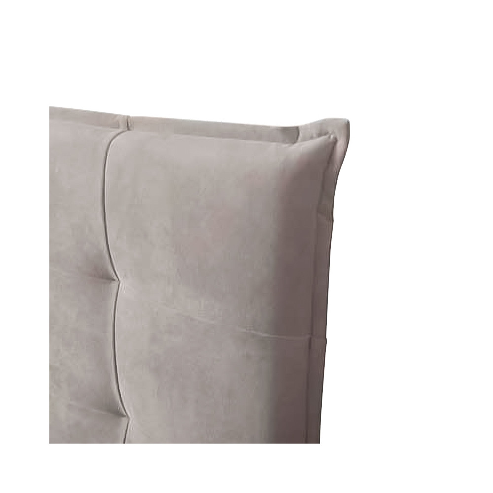 Cama con canapé tapizada con patas ELVA