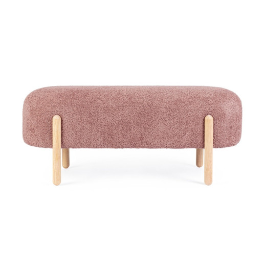 Banco pie de cama patas madera ORBE