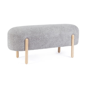 Banco pie de cama patas madera ORBE