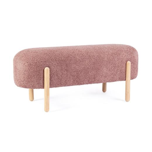 Banco pie de cama patas madera ORBE