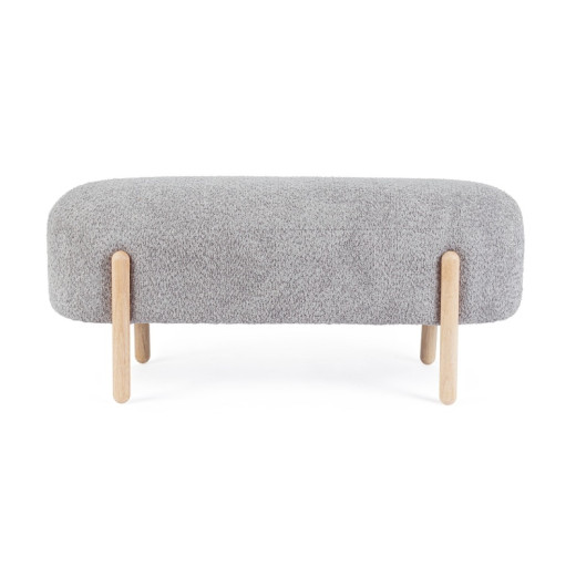 Banco pie de cama patas madera ORBE