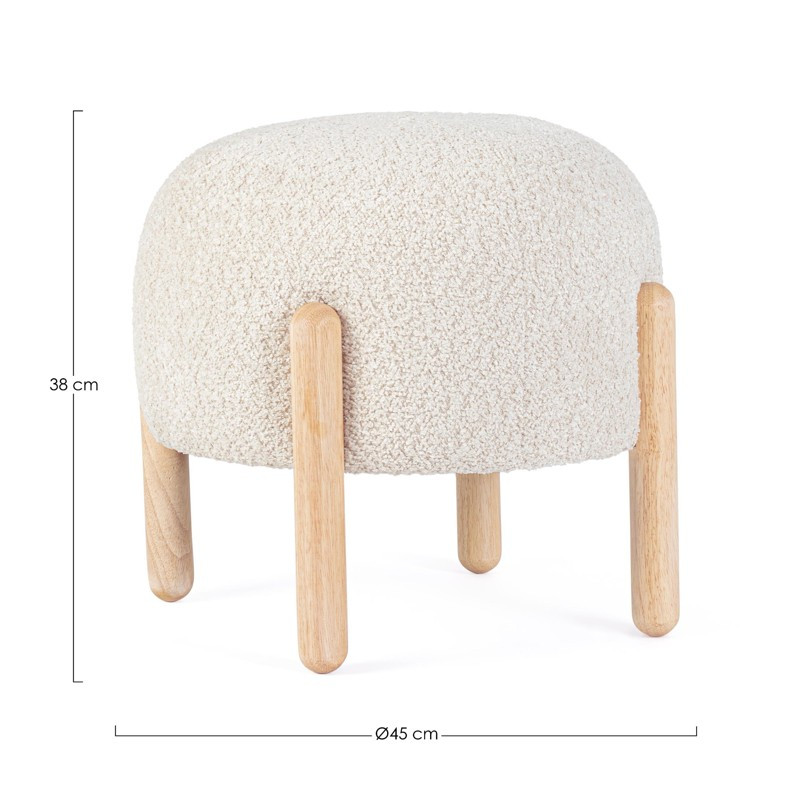 Taburete patas madera ORBE