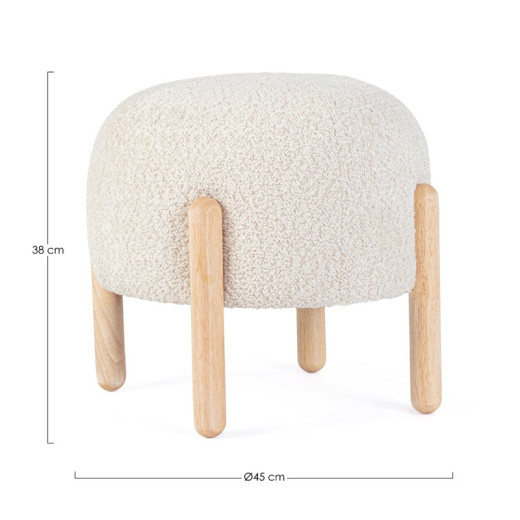 Taburete patas madera ORBE