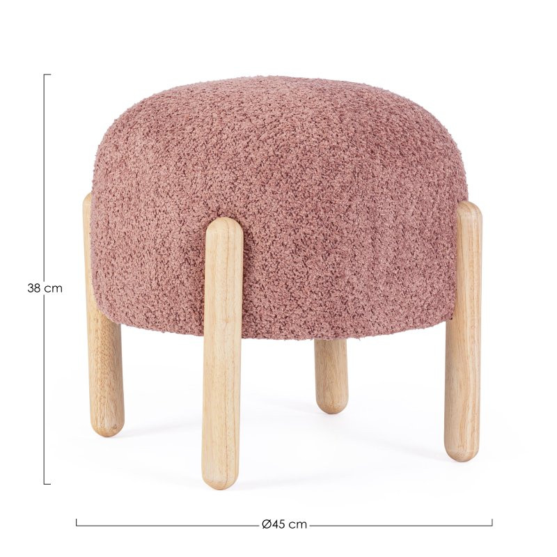 Taburete patas madera ORBE