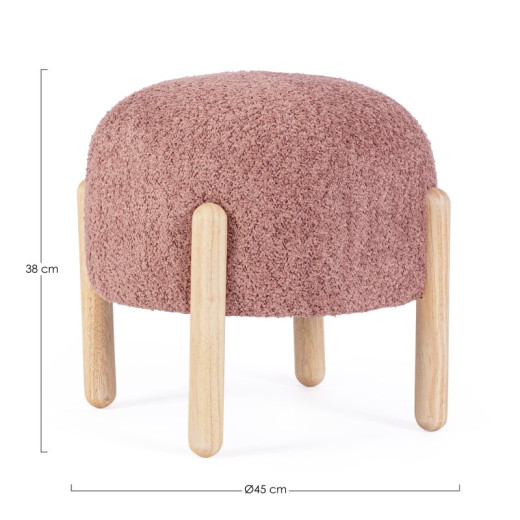 Taburete patas madera ORBE