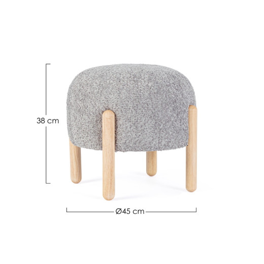 Taburete patas madera ORBE