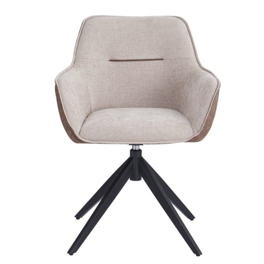 Silla tapizada giratoria JUTA