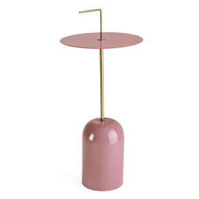 Mesa auxiliar rosa NERINA