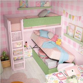 Litera con escalera frontal LUANA STAR
