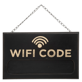 Pizarra colgante Código Wifi EIRA