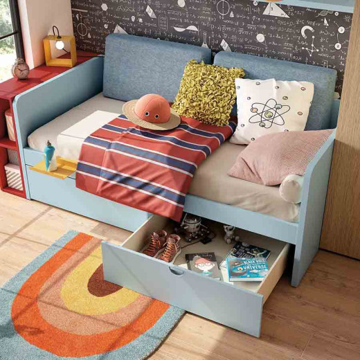 Cama nido con 2 cajones con ruedas LUANA