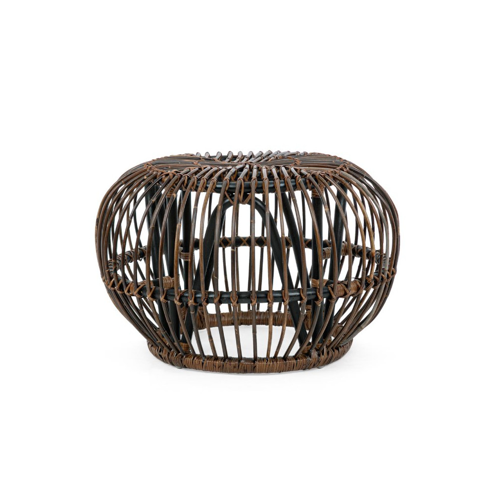 Mesa auxiliar-pouf ÉBANO