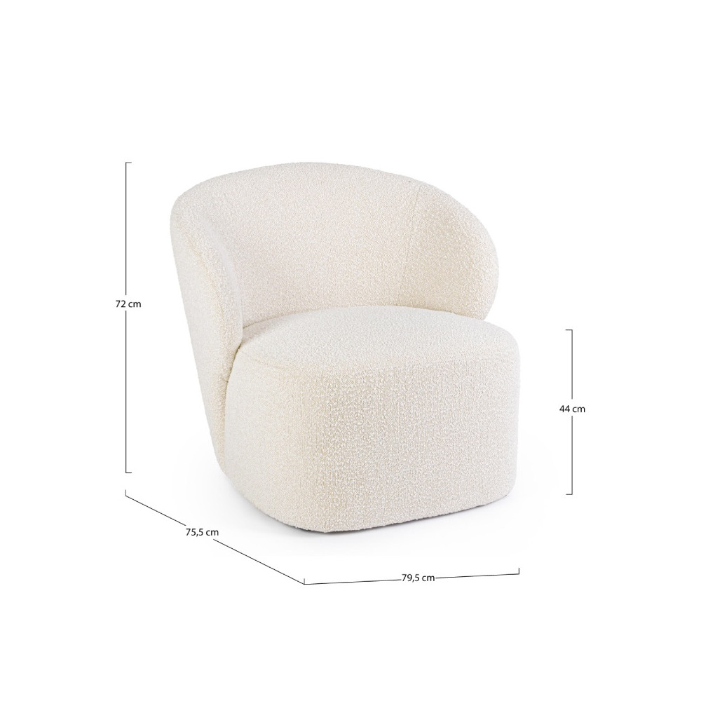 Sillón tapizado BORO