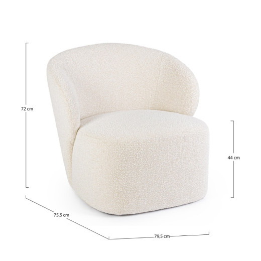 Sillón tapizado BORO