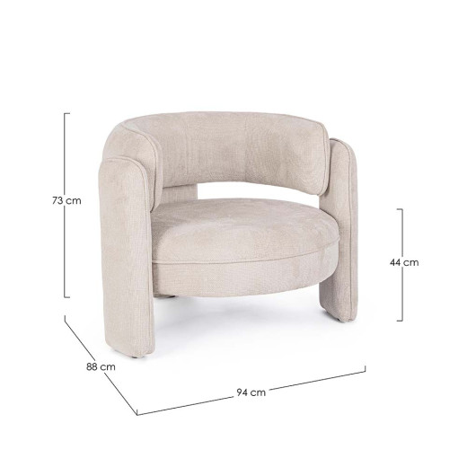 Sillón redondo ALIA