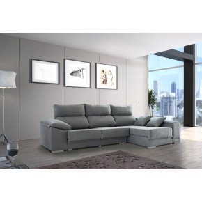SOFÁ 3 PLAZAS CON CHAISE LONGUE KERITA