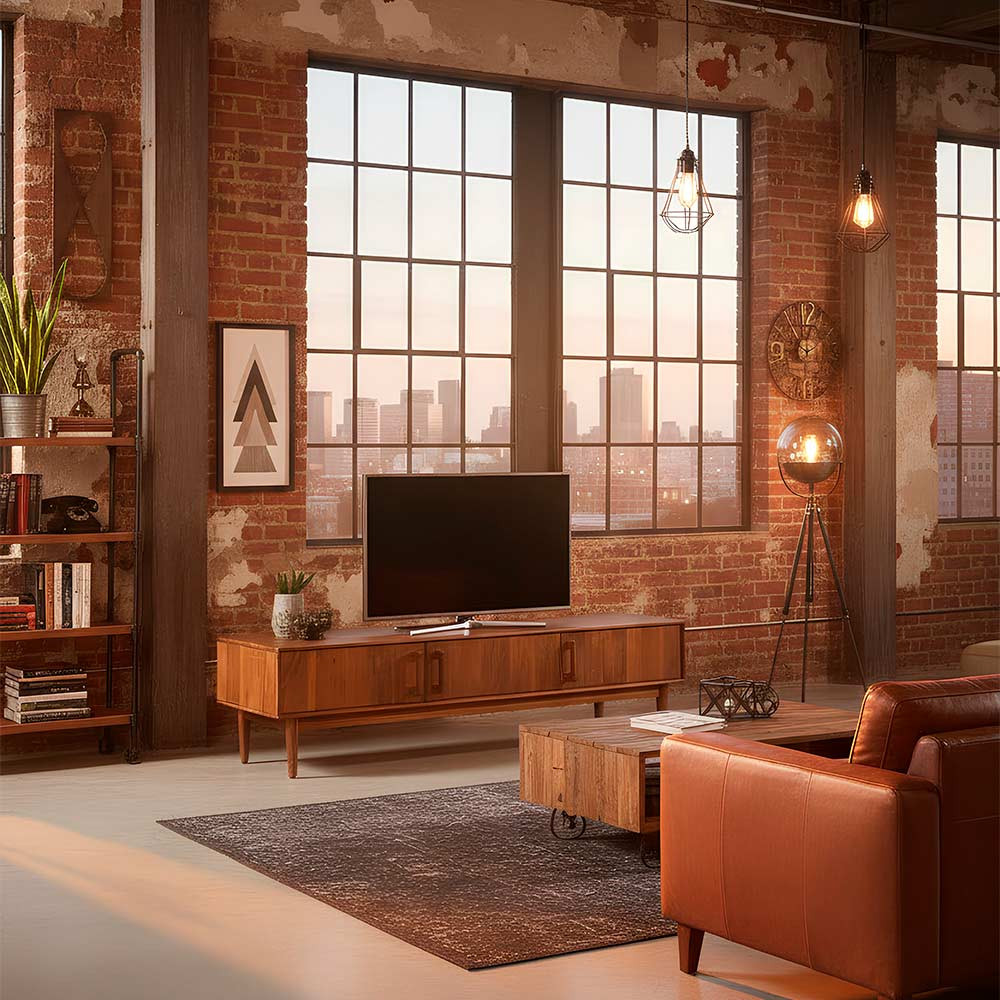 Mesa tv madera maciza ZANTE