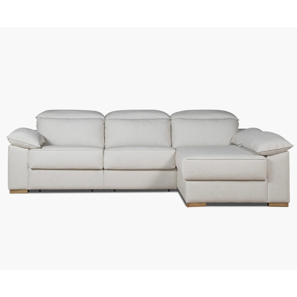Sofá chaiselongue arcón deslizante con brazos arcón NOVERE