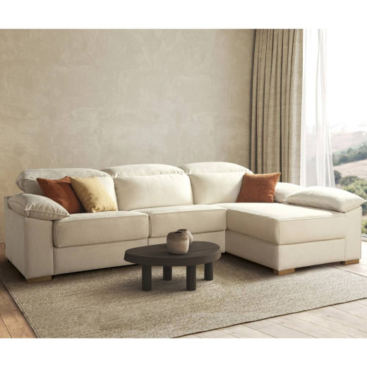 Sofá chaiselongue arcón deslizante con brazos arcón NOVERE
